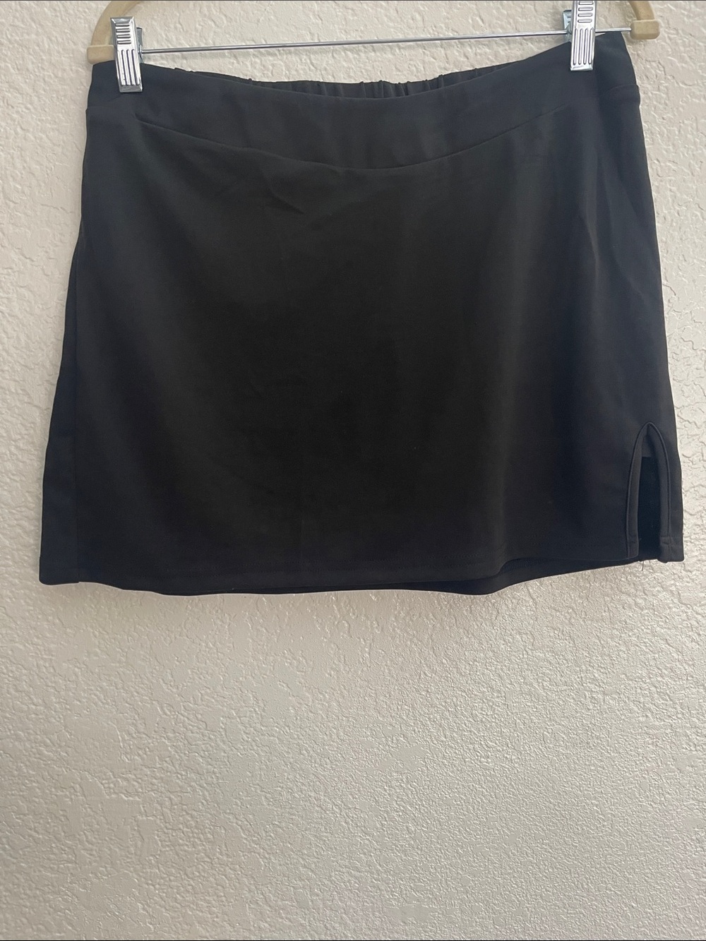 Black Women’s Mini Skirt - Classic Straight Silhouette